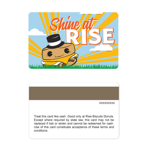 Rise Biscuits Gift Cards - Shine at Rise